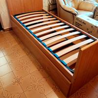 Letto singolo con estraibile 