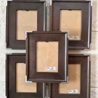Set 5 cornici IKEA OVRABY legno e metallo