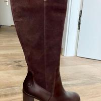 Stivali Timberland marroni scamosciati numero 37,5