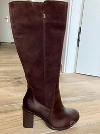 Stivali Timberland marroni scamosciati numero 37,5