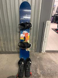 Tavola Snowboard, attacchi, scarponi BURTON