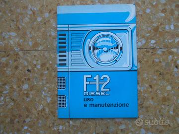 USO MANUTENZIONE FURGONE ALFA ROMEO F12 DIESEL 75.