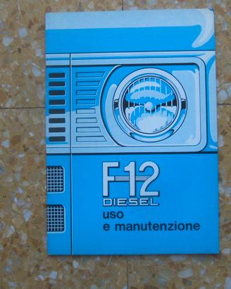 USO MANUTENZIONE FURGONE ALFA ROMEO F12 DIESEL 75.