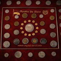 Quadro di monete Repubblica di San Marino