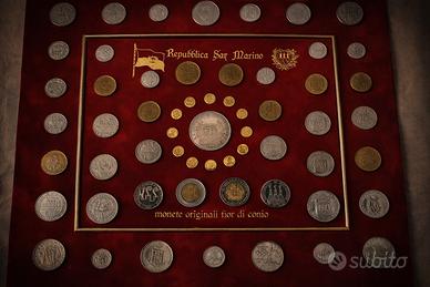 Quadro di monete Repubblica di San Marino