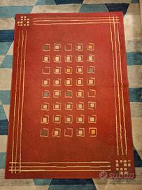 Lotto 4 tappeti 170cm Rosso e bianco, beige,sabbia