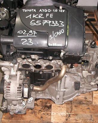 MOTORE TOYOTA 1.0 12V CODICE 1KRFE
