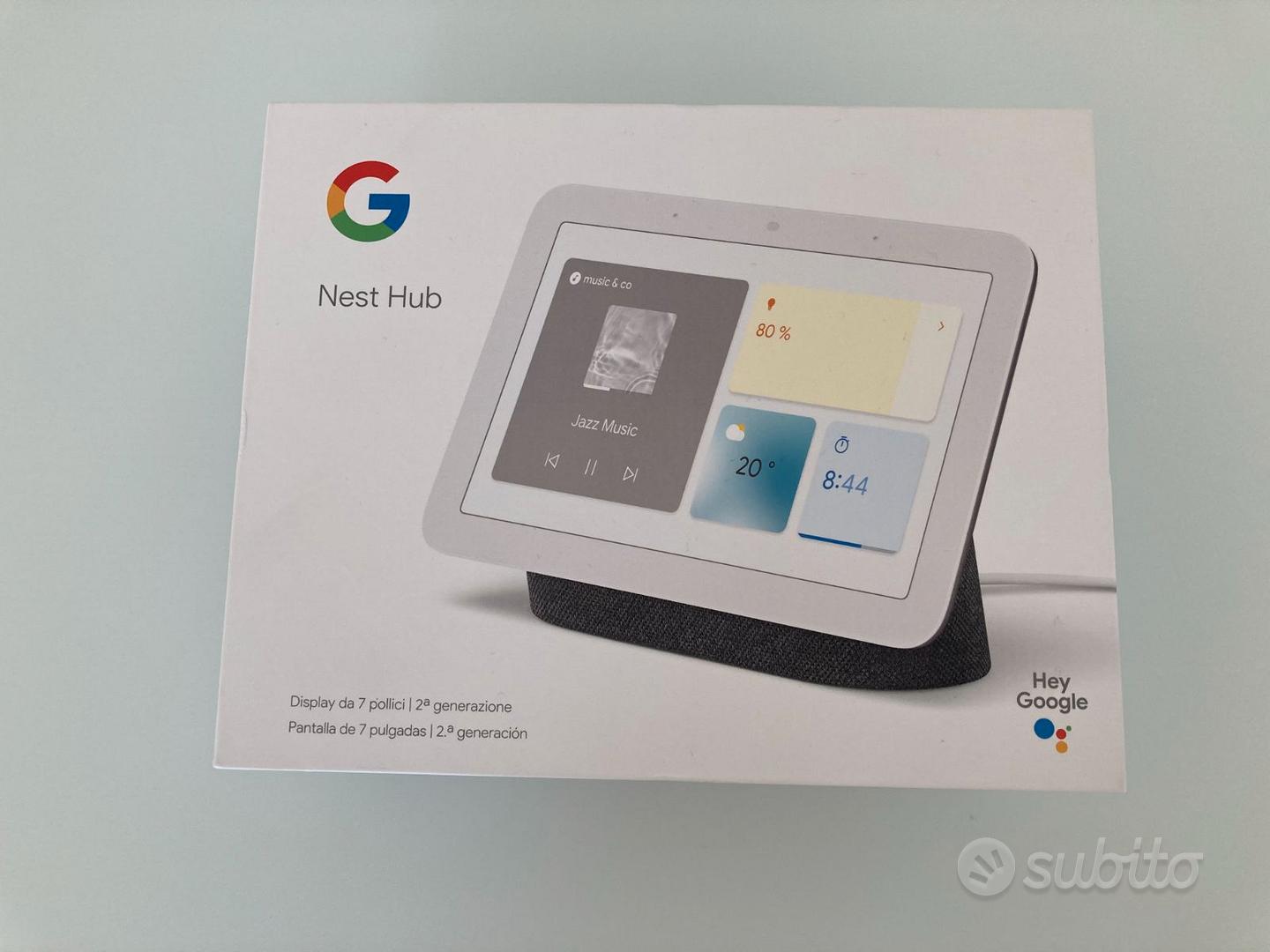 Assistente vocale Google Nest Hub (2nd gen) - Audio/Video In vendita a Fermo