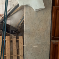 Porta in vetro con telaio 213×98,7