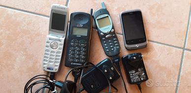 Cellulari vintage, collezione-pezzi ricambio pz.4