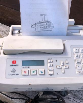 Telefono con fax vintage Olivetti