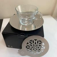 Nespresso View Cappuccino Set: Cup+Saucer+Stencil