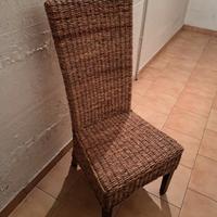 4 Sedie arredamento esterno e interno