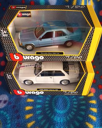 modelli burago bmw e mercedes