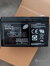BATTERIE PIOMBO RICARICABILI 12V-7AH ECO (8 PEZZI)
