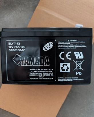 BATTERIE PIOMBO RICARICABILI 12V-7AH ECO (8 PEZZI)