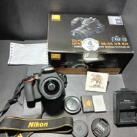 Fotocamera Nikon D3500 kit + Zoom AFP 18 55 Auto