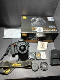 Fotocamera Nikon D3500 kit + Zoom AFP 18 55 Auto