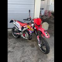 HM 125 2t derapage MOTARD