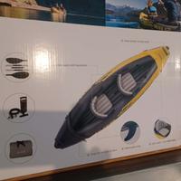 Canoa gonfiabile ed accessori