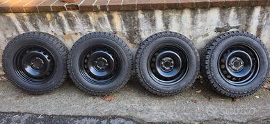 Ruote complete maggiorate per panda 141 4x4