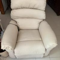 Poltrona reclinabile alzapersona massaggiante