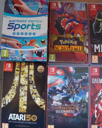 giochi nintendo switch (Zelda , Mario , JAP )