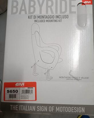 Givi S650 Baby Ride
Seggiolino per bambino