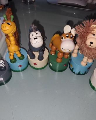 Animali in legno a pressione "Africa" small foot