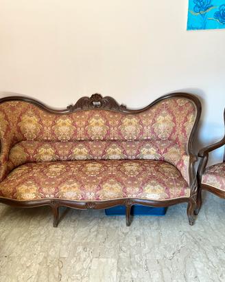 set divano antico inglese