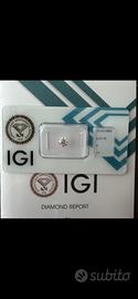 DIAMANTE NATURALE 0.57ct F IF CERTIFICATO IGI