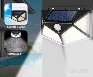 Lampada solare led con sensore di movimento