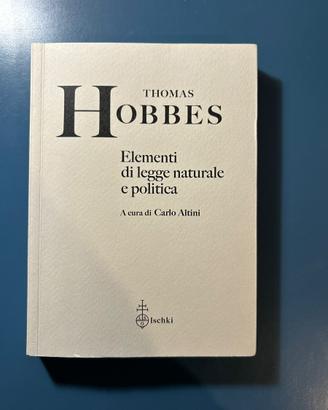 Elementi di legge naturale e politica, Hobbes