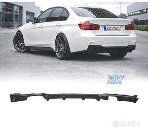 DIFFUSORE BMW F30 F31 LOOK M PERFORMANCE NERO LUCI