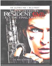 Blu ray 4k + blu ray RESIDENT EVIL FINAL CHAPTER