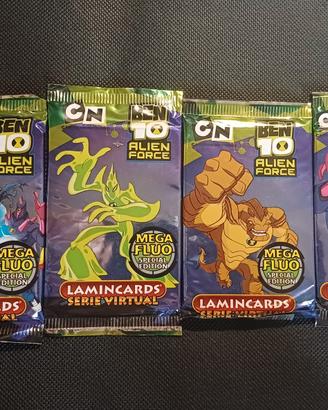 4 pacchetti sigillati ben 10