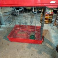 2 gabbie x cincillà criceti roditori in genere