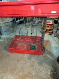 2 gabbie x cincillà criceti roditori in genere