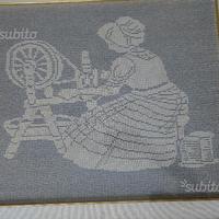 Quadro uncinetto a filo fino