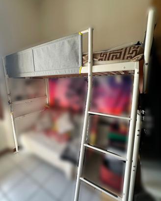 Letto a soppalco + materasso