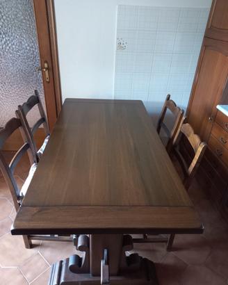 Tavolo fratino in noce