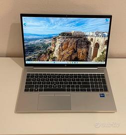 HP 850 G8 i7-11th COME NUOVO 32GB Ram 512 + Office