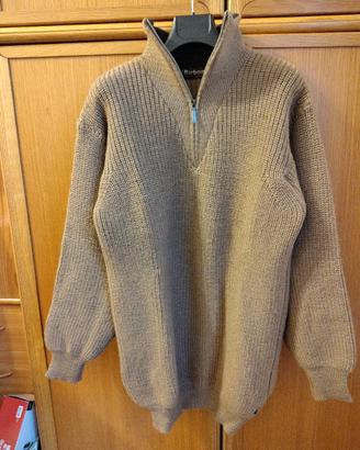 Maglione Barbour M made in Scotland 1/4 zip