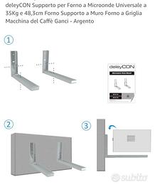 Supporto a parete per microonde
