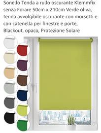 set due pezzi tenda a rullo per balcone 