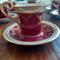 Servizio porcellana 6 tazzine caffè Hertel Jacob