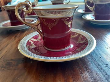 Servizio porcellana 6 tazzine caffè Hertel Jacob