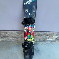 Snowboard 159 attacchi e scarponi 42 o 43