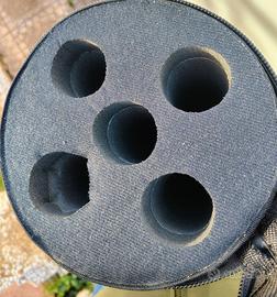 2borse della Gator porta microfoni   e porta aste 