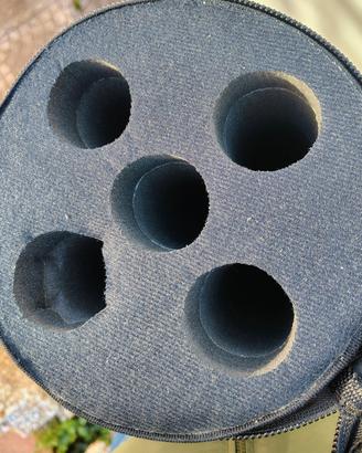 2borse della Gator porta microfoni   e porta aste 